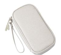 Ayztantine Double Layer Electronics Organizer Bag Portable Travel Storage Case For Chargers Borsa organizer per cavi(Black)