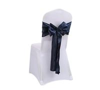 Ayztantine Fiocchi per sedie in Raso Telai for Sedia in Raso Fiocco for da Matrimonio Nastro con Nodo Cravatte Fai-da-Te for Decorazioni for sedie for Banchetti di Hotel for Eventi Feste(Blue02)