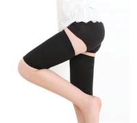 Ayztantine Supporto per Coscia Manicotto di compressione 1 paio | Tutore avvolgente for supporto gamba for uomo e donna(Black,2XL Thigh 54-58 cm)