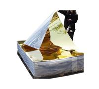 Ayztantine tappeto bianco matrimonio Tappeto a specchio oro argento lucido for corridoio di nozze Tappetino for for eventi feste Puntelli fai-da-te Layout del sito(Gold and silver,60cm,60cm)