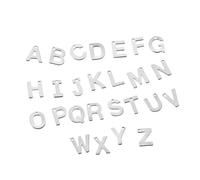 AZ 26 Lettera Acciaio inossidabile Ciondolo in oro Fit Bracciali Collana Orecchino fai da te Ciondoli in metallo per gioielli Artigianato che realizzano fornitureProfessionale e alla moda