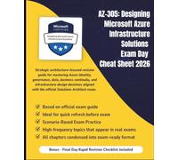 AZ-305: Designing Microsoft Azure Infrastructure Solutions Exam Day Cheat Sheet 2026 Edition: Architecture-focused revision guide for Azure identity, governance, data, and infrastructure design.