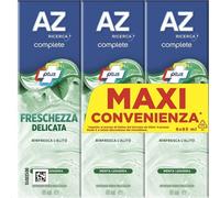 Az Dentifricio 3D White con Carbone 3x65 ml - Dentifricio