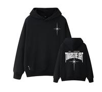 AZ Felpa con cappuccio K-pop Concert Towards The Light 2024 Support Merch Felpa con cappuccio Contton Felpa con cappuccio stile stella(A Black- Fleece,M)