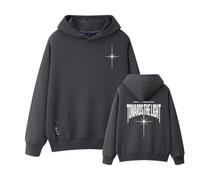 AZ Felpa con cappuccio K-pop Concert Towards The Light 2024 Support Merch Felpa con cappuccio Contton Felpa con cappuccio stile stella(A Gray,3XL)
