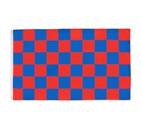 AZ FLAG Bandiera A Scacchi Rossi E Blu 150x90cm - Bandiera Scacchiera Rossa ED Azzurra 90 x 150 cm
