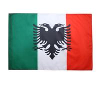 AZ FLAG Bandiera ALBANESI d'Italia 150x90cm - Bandiera degli ARBERESHE 90 x 150 cm Foro per Asta