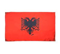 AZ FLAG Bandiera Albania 150 x 90 cm con 4 occhielli, bandiera albanese per balcone o parete
