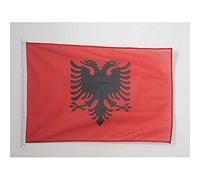 AZ FLAG Bandiera Albania 150x90cm - Bandiera ALBANESE 90 x 150 cm Speciale Esterno