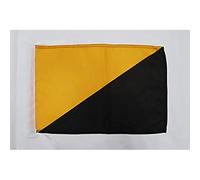 AZ FLAG Bandiera Anarco-Mutualismo 45x30 cm - Bandierina Anarchia 30x45 cm Cordicelle