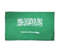 AZ FLAG Bandiera Arabia Saudita 150 x 90 cm con 4 occhielli, bandiera saudita per balcone o parete