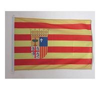 AZ FLAG Bandiera ARAGONA 150x90cm - Bandiera ARAGÓN in Spagna 90 x 150 cm Speciale Esterno