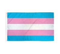 AZ FLAG Bandiera Arcobaleno Orgoglio TRANSESSUALE 150x90cm - Gran Bandiera TRANGENDER - Rainbow Flag 90 x 150 cm Poliestere Leggero - Bandiere