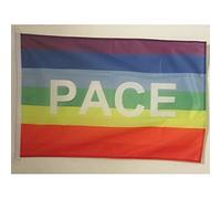 AZ FLAG Bandiera Arcobaleno Pace 150x90cm - Bandiera Pace - Rainbow Flag 90 x 150 cm Speciale Esterno
