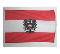 AZ FLAG Bandiera Austria con Aquila 90x60cm per Esterno - Bandiera AUSTRIACA con Stemma 60 x 90 cm