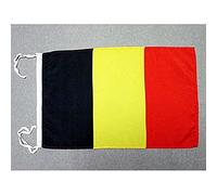 AZ FLAG Bandiera Belgio 45x30cm - BANDIERINA Belga 30 x 45 cm cordicelle