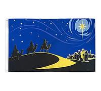 AZ FLAG Bandiera Betlemme con i re magi 150x90 cm 2 Occhielli