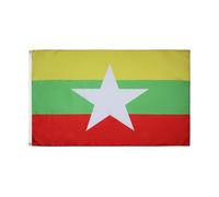 AZ FLAG Bandiera Birmania 150x90 cm Birmana Poliestere Leggero 2 Occhielli