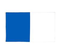 BANDIERA BLU E BIANCO 150x90cm - BANDIERA AZZURA E BIANCA 90 x 150 cm - AZ FLAG