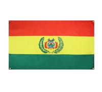 AZ FLAG Bandiera Bolivia 150 x 90 cm con 4 occhielli, bandiera Boliviana per balcone o parete