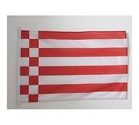 AZ FLAG Bandiera Brema 90x60cm per Esterno - Bandiera Land di Bremen - Germania 60 x 90 cm
