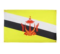 AZ FLAG Bandiera Brunei 150 x 90 cm con 4 occhielli, Padiglione Brunei per balcone o parete