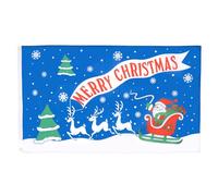 AZ FLAG Bandiera Buon Natale Blu 90x60 cm Poliestere 100D 2 Occhielli