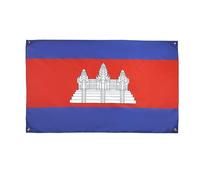 AZ FLAG Bandiera Cambogiana 150 x 90 cm con 4 occhielli, bandiera Cambogiana per balcone o parete