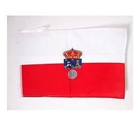 AZ FLAG Bandiera CANTABRIA 45x30cm - BANDIERINA CANTABRIA in Spagna 30 x 45 cm cordicelle