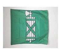 BANDIERA CANTONE DI SAN GALLO 90x90cm - BANDIERA DI SAN GALLO - SG 90 x 90 cm foro per asta - AZ FLAG