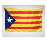 AZ FLAG Bandiera Catalogna ESTELADA 150x90cm Raso - Bandiera CATALANA INDIPENDENTISTA 90 x 150 cm Foro per Asta