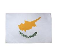 AZ FLAG Bandiera Cipro 150 x 90 cm con 4 occhielli, padiglione cipriota per balcone o parete