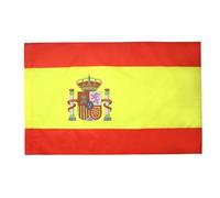 AZ FLAG Bandiera COMMISSARIO di Pista Spagna Nazionale 90x60cm - Bandiera COMPETIZIONI AUTOMOBILISTICHE 60 x 90 cm Foro per Asta
