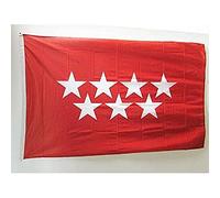 AZ FLAG Bandiera COMUNITÀ di Madrid 150x90cm - Bandiera COMUNIDAD DE Madrid in Spagna 90 x 150 cm Speciale Esterno
