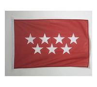 AZ FLAG Bandiera COMUNITÀ di Madrid 90x60cm per Esterno - Bandiera COMUNIDAD DE Madrid in Spagna 60 x 90 cm