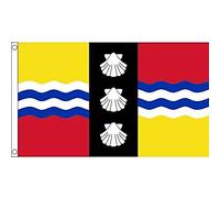AZ FLAG Bandiera CONTEA di Bedfordshire Nuevo 150x90cm - Bandiera County of BEDS. - Inghilterra 90 x 150 cm