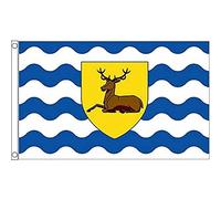 BANDIERA CONTEA DI HERTFORDSHIRE 150x90cm - BANDIERA COUNTY OF HERTS. - INGHILTERRA 90 x 150 cm - AZ FLAG