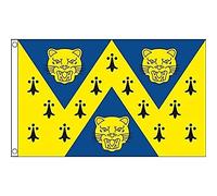 AZ FLAG Bandiera CONTEA di Shropshire 150x90cm - Bandiera County of SALOP - Inghilterra 90 x 150 cm