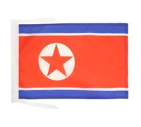 AZ FLAG Bandiera Corea del Nord 45x30cm - BANDIERINA NORDCOREANA 30 x 45 cm cordicelle