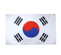 AZ FLAG Bandiera Corea del Sud 150 x 90 cm con 4 occhielli, bandiera coreana per balcone o parete