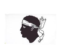 BANDIERA CORSICA 150x90cm - GRAN BANDIERA CORSE IN FRANCIA 90 x 150 cm Poliestere leggero - Bandiere - AZ FLAG