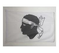 AZ FLAG Bandiera Corsica 90x60cm per Esterno - Bandiera Corse in Francia 60 x 90 cm