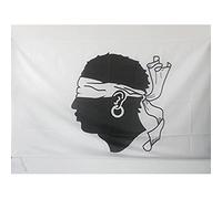 AZ FLAG Bandiera Corsica Antica Antes 1755 150x90cm - Bandiera Corse in Francia 90 x 150 cm Foro per Asta