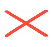 BANDIERA CROCE DI SAN PATRIZIO 150x90cm - BANDIERA IRLANDA 90 x 150 cm - AZ FLAG