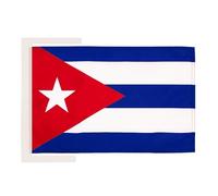 AZ FLAG Bandiera Cuba 45x30 cm - Bandierina Cubana 30 x 45 cm Cordicelle