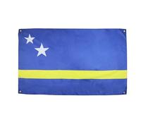 AZ FLAG Bandiera Curacao 150 x 90 cm con 4 occhielli, Padiglione olandese per balcone o parete