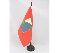 BANDIERA DA TAVOLO ABRUZZO 21x14cm - PICCOLA BANDIERINA ABRUZZI - REGIONE ITALIA 14 x 21 cm - AZ FLAG