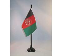 AZ FLAG Bandiera Da Tavolo Afghanistan 15X10Cm - Piccola Bandierina Afgana 10 X 15 Cm