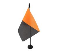 AZ FLAG Bandiera Da Tavolo Anarco-Mutualismo 21x14 cm - Piccola Bandierina Anarchia 14 x 21 cm