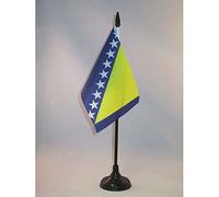 BANDIERA DA TAVOLO BOSNIA ED ERZEGOVINA 15x10cm - PICCOLA BANDIERINA BOSNIACA 10 x 15 cm - AZ FLAG